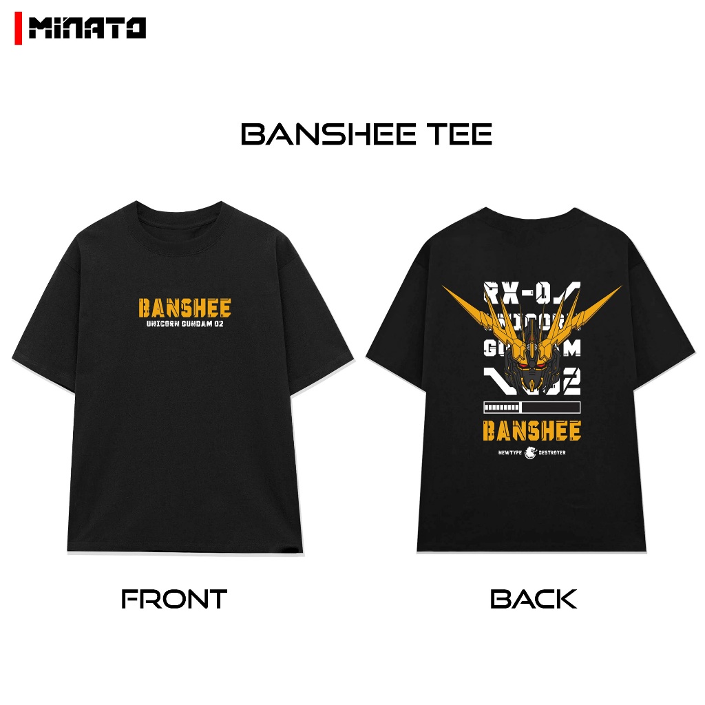 Áo thun Gundam Banshee Nam Nữ Unisex Form Rộng Oversized | BigBuy360 - bigbuy360.vn