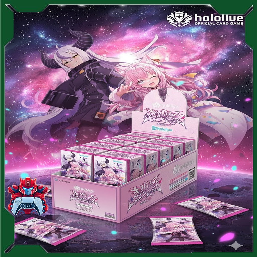 Thẻ Bài TCG Hololive OFFICIAL CARD GAME Booster Pack Vol.04  "Curious Universe" - Chính Hãng