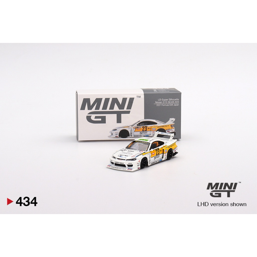 Mini GT Chính Hãng #434 LB-Super Silhouette Nissan S15 SILVIA #23