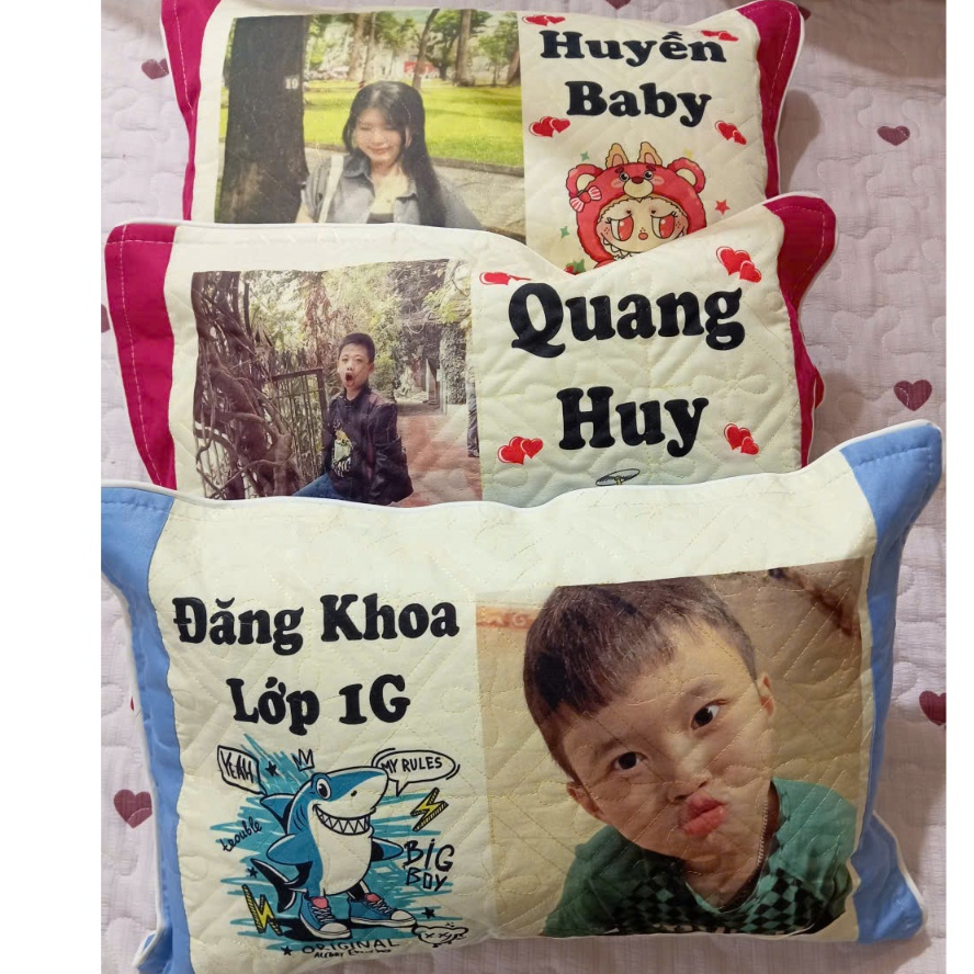 Gối in ảnh cho bé mầm non - tiểu học