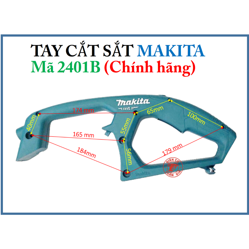 MAKITA 2401B CHÍNH HÃNG - TAY CẦM MÁY CẮT SẮT HÃNG MKT MÃ 2401B.ikh-ih%.