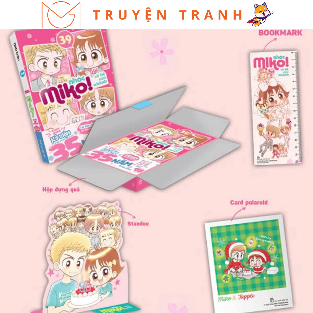 Truyện - Nhóc Miko Cô Bé Nhí Nhảnh Tập 39 Combo - NXB Kim Đồng