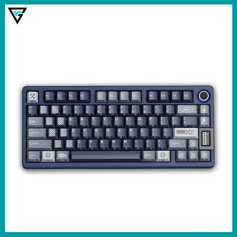 Bàn phím cơ Infiverse Infi75 Mạch Xuôi 3 Modes Màn Hình LCD Núm xoay