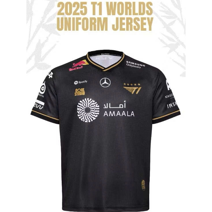 Áo Thun T1 5 sao CKTG 2025 cao cấp CRYSTAL ESPORT