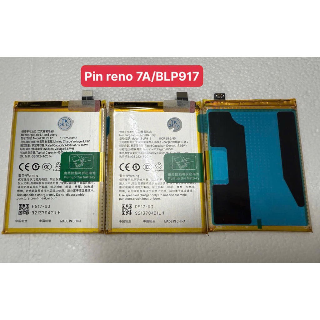 Pin Oppo Reno 7A-BLP917