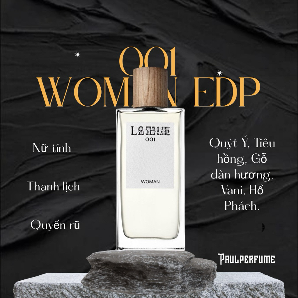 [ Paul ] Chiết nước hoa NỮ 001 WOMAN EDP thanh lịch