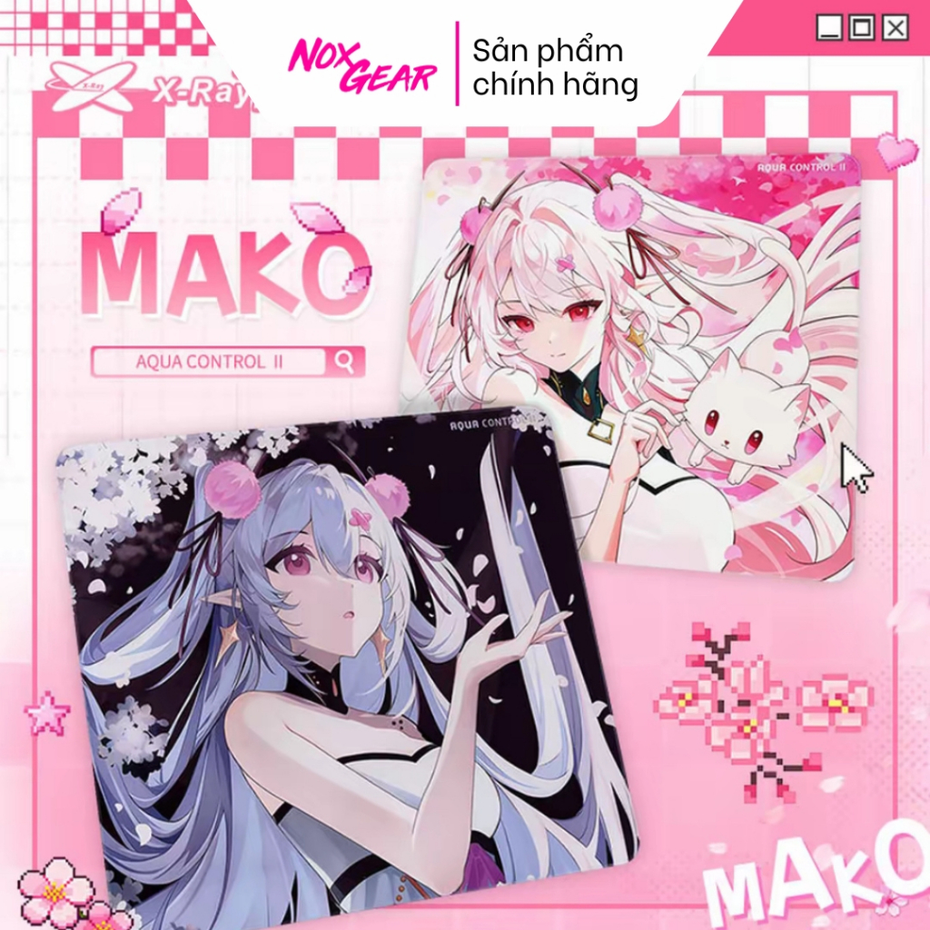 [GIAO NGAY] Lót Chuột Gaming X-RayPad Aqua Control II Mako - Chuyên Game Esport - Chính Hãng 100%