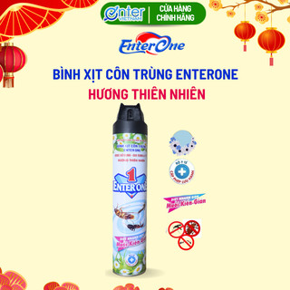  Bình Xịt Côn Trùng EnterOne Hương Hoa Thiên Nhiên 600Ml Xịt Gián Kiến Muỗi Hiệu Quả 