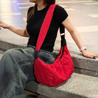  Túi đeo chéo chần phao HUNTER túi đeo chéo nam nữ GENBAG cỡ lớn có khóa kéo đựng đồ đa năng DC11 