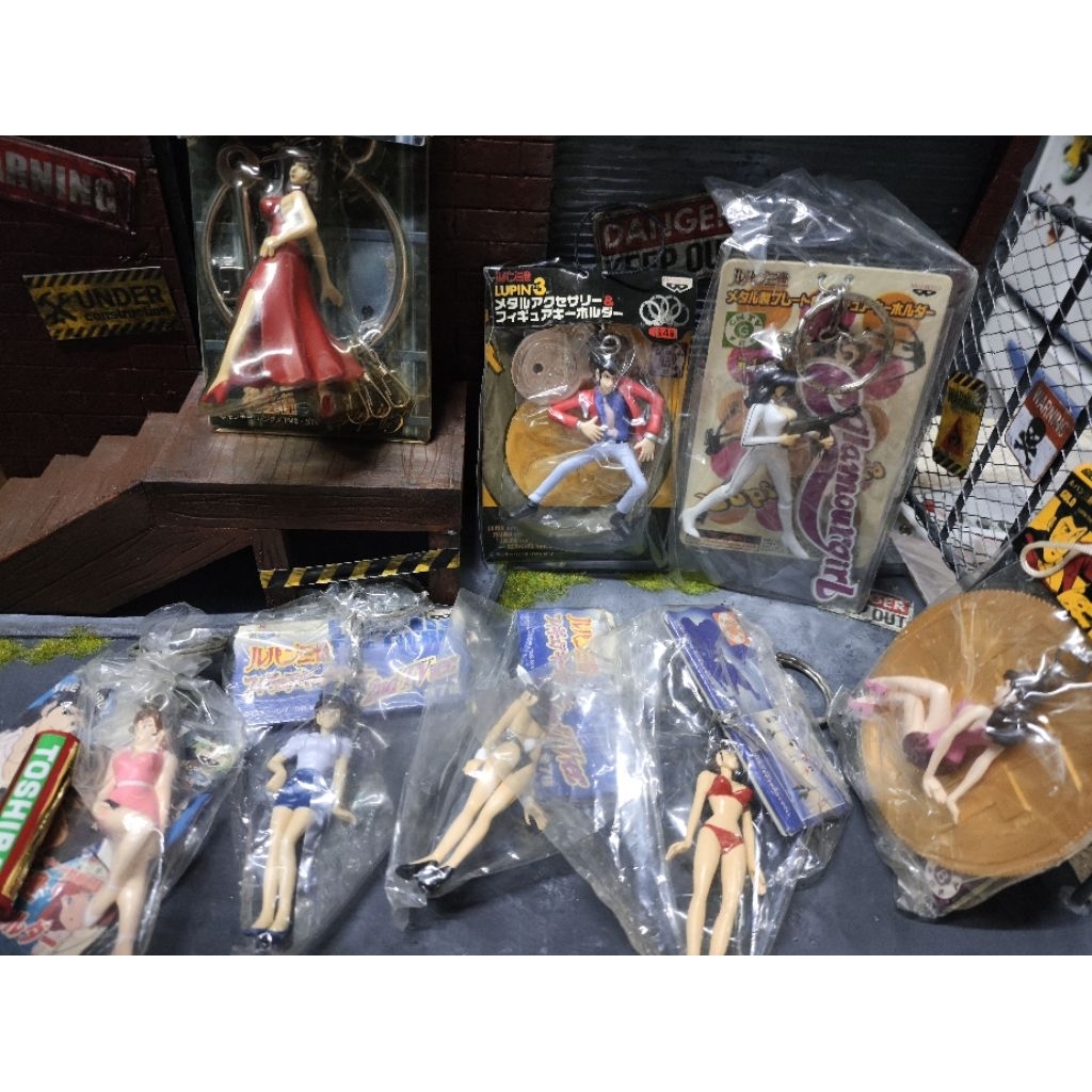 móc khoá mô hình Mine và Lupin trong Lupin đệ tam