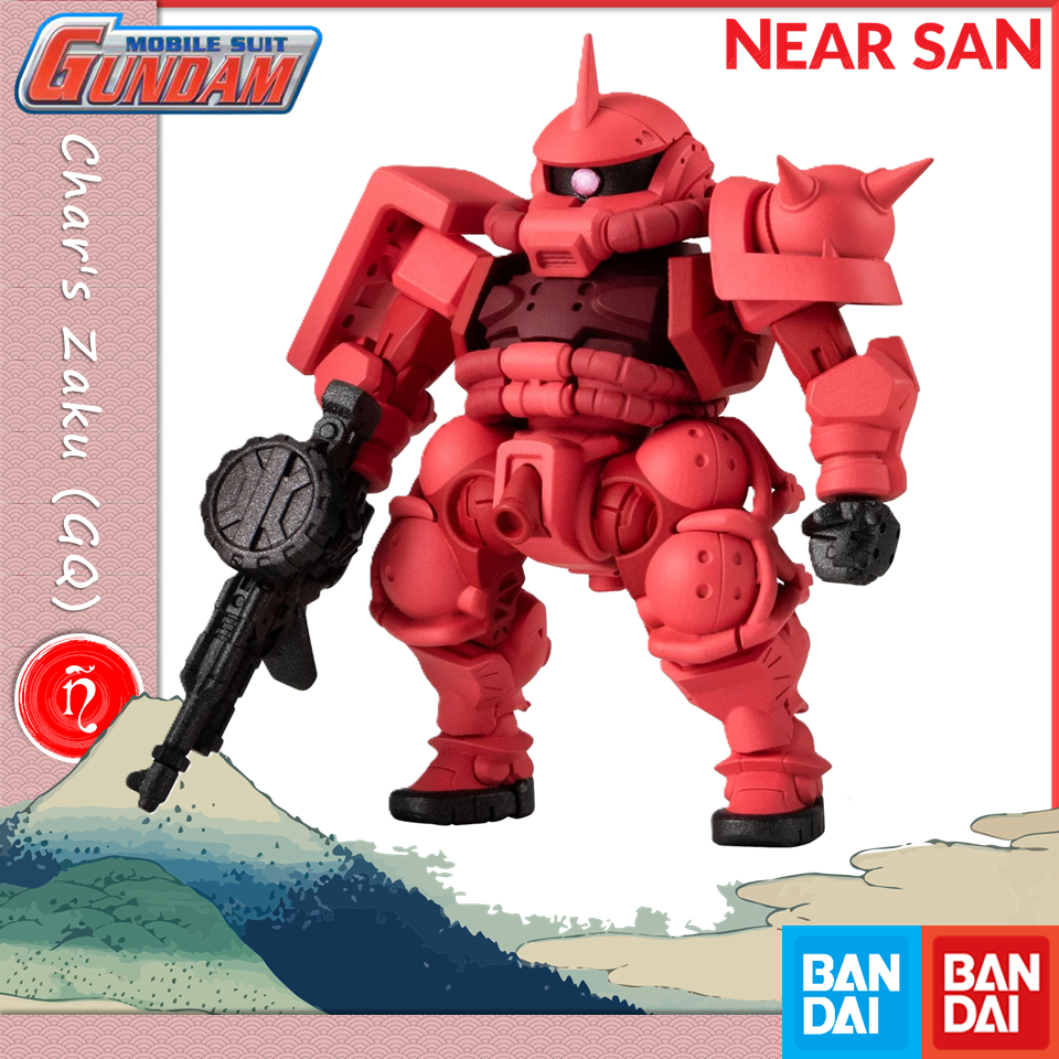 char's zaku (GQ) gundam mô hình bandai fw 312 gundam converge #28