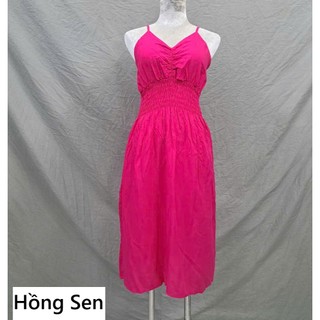 Đầm 2 dây Tole thái, nhiều màu