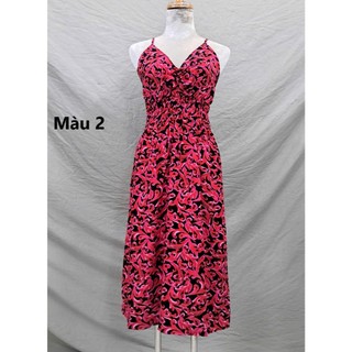 Đầm 2 dây Tole thái, nhiều màu