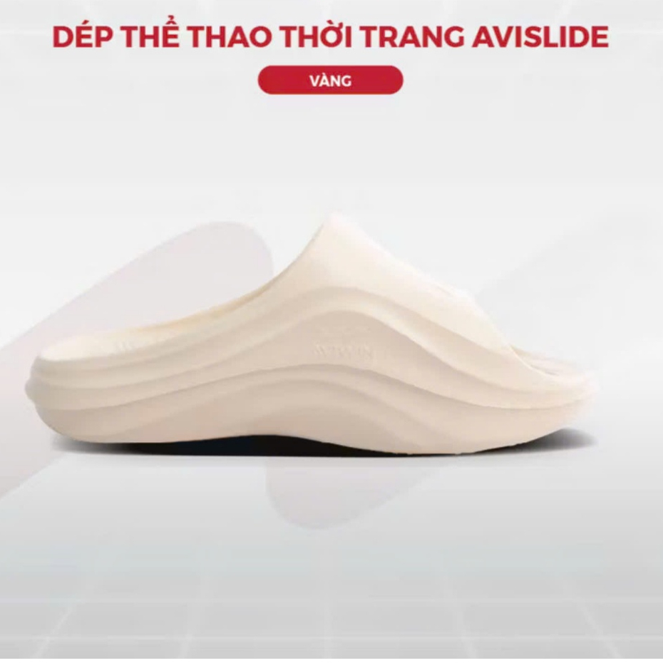 [Pass KOC 99%][Đã Mở Seal] Kem Size 36 - ￼Dép Bánh Mì Nam Nữ AVIWIN AVISLIDE D001, Dép Đúc EVA Nguyê