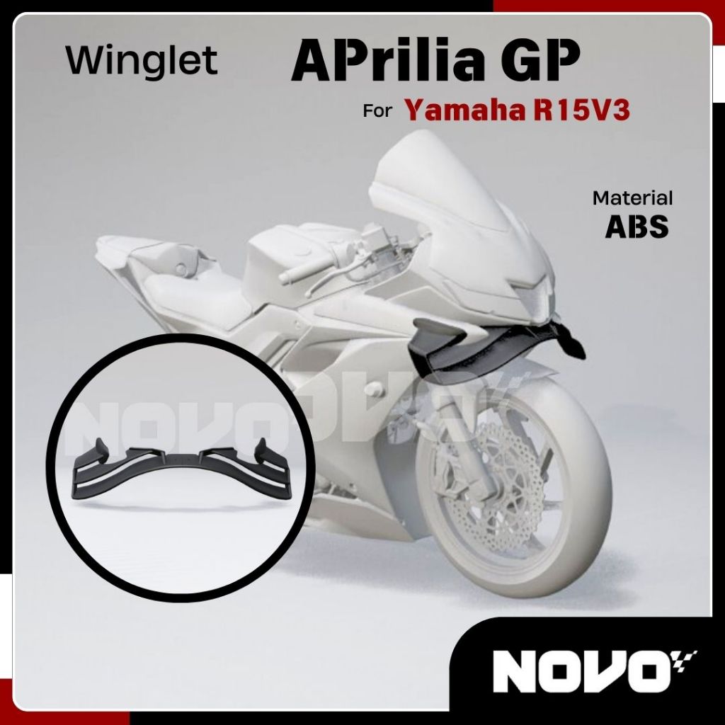 Cánh gió Aprilia GP 25 cho Yamaha R15V3 - NOVO moto