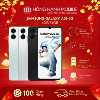  Điện Thoại Samsung Galaxy A06 5G 4GB 64GB - Hàng Chính Hãng 