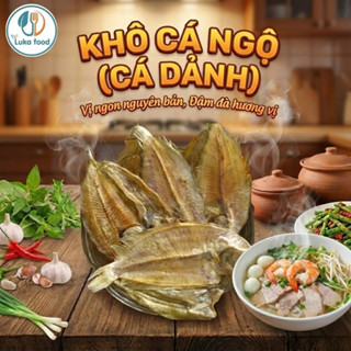  Khô Cá Ngộ  Cá Dảnh  Thượng Hạng 100g - Bí Quyết Nấu Nước Lèo Hủ Tiếu Mì Gia Ngọt Tự Nhiên Luka Food 