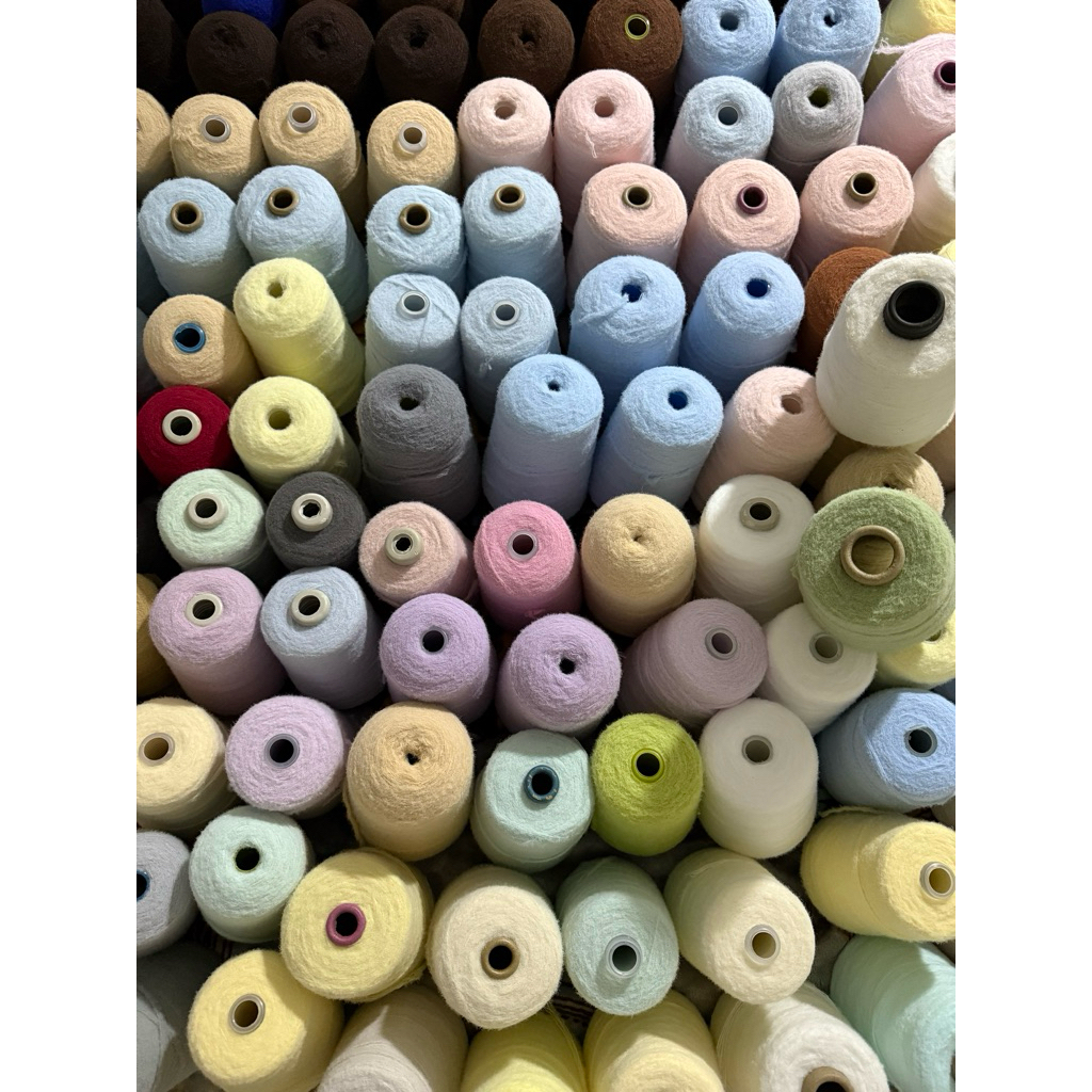 SẴN Len cloud candy 500g 6 chập & 8 chập -LEN MÀU LOANG- Len đẹp mềm mại,đa dạng màu sắc đan khăn,áo