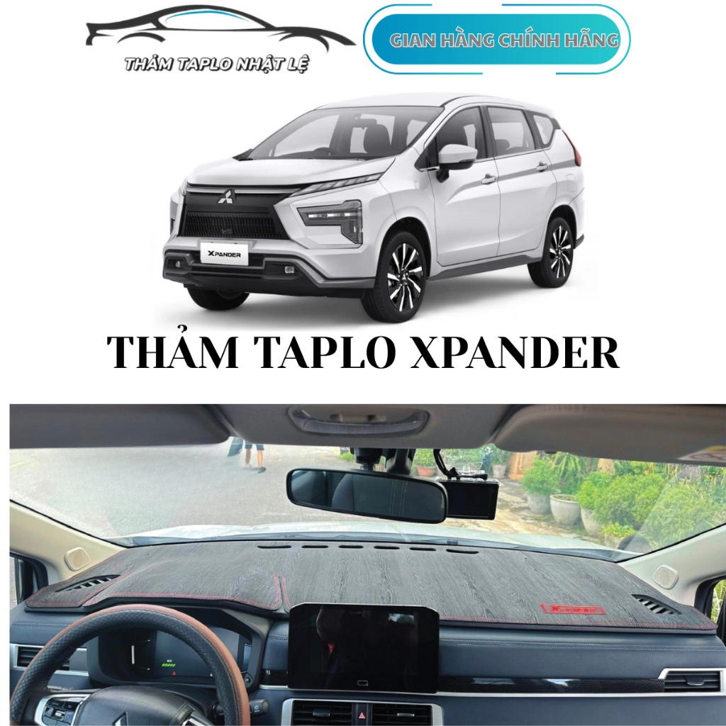 Thảm Taplo xpander chống nóng, nhung, da