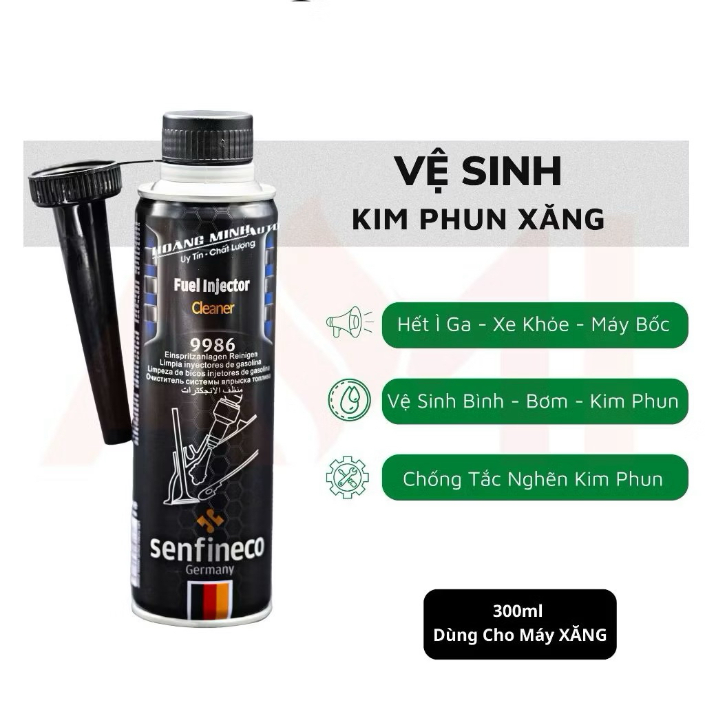 Senfineco 9986 Súc Rửa Kim Phun Xăng , Làm Sạch Vòi Phun Nhiên Liệu