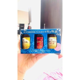 Set 3 lọ mơ Choya Flight Mini 60ml/chai