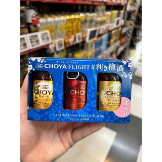 Set 3 lọ mơ Choya Flight Mini 60ml/chai