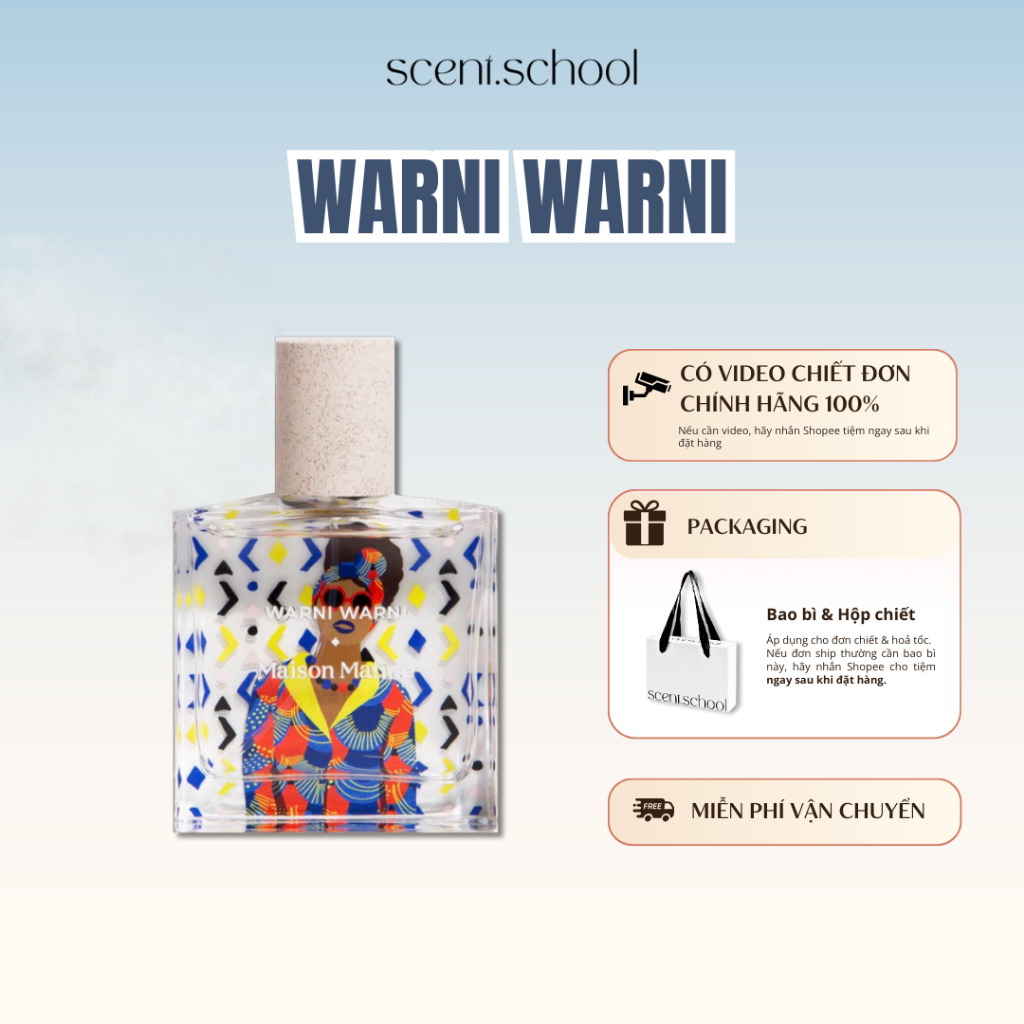 5/10/20/30ml | Warni Warni | Nước Hoa Nữ | Scent.school Perfume