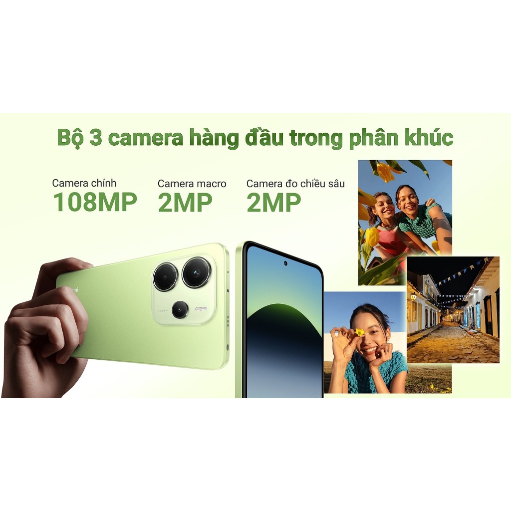 (KOL) Điện thoại Xiaomi Redmi Note 14 6GB | 128GB, 6.67" 120Hz - MediaTek Helio G99-Ultra - 5500 mAh | BH 18 tháng | BigBuy360 - bigbuy360.vn