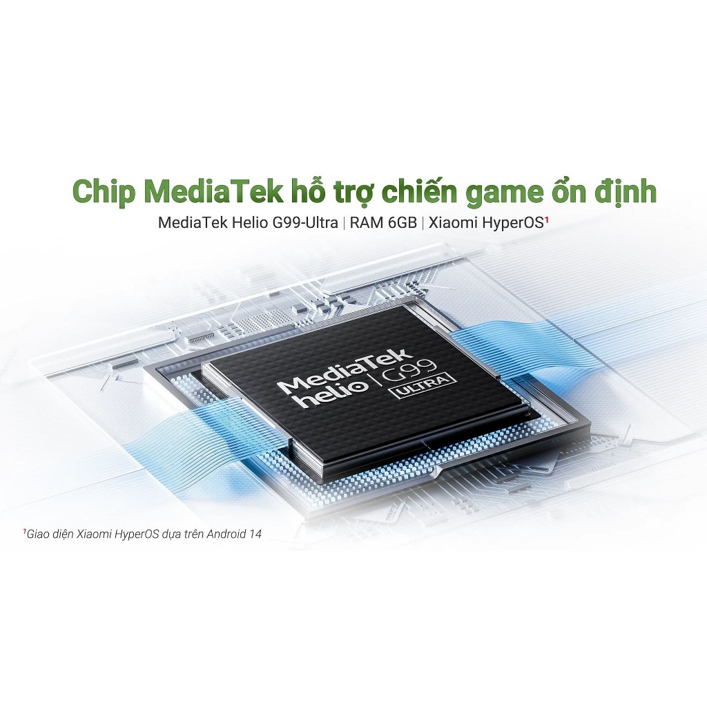 (KOL) Điện thoại Xiaomi Redmi Note 14 6GB | 128GB, 6.67" 120Hz - MediaTek Helio G99-Ultra - 5500 mAh | BH 18 tháng | BigBuy360 - bigbuy360.vn