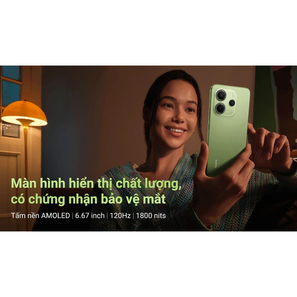(KOL) Điện thoại Xiaomi Redmi Note 14 6GB | 128GB, 6.67" 120Hz - MediaTek Helio G99-Ultra - 5500 mAh | BH 18 tháng | BigBuy360 - bigbuy360.vn