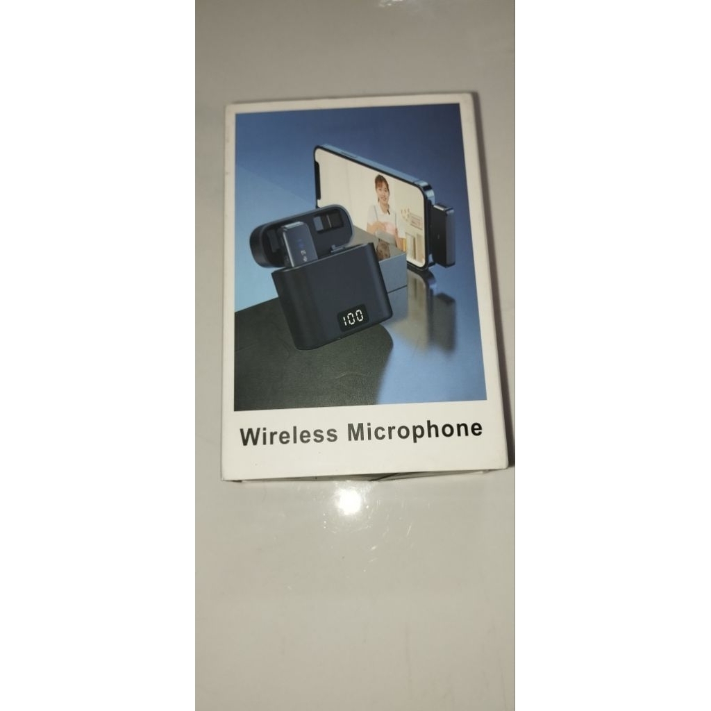 mic thu âm m31 cho iPhone wireless microphone mới 99%