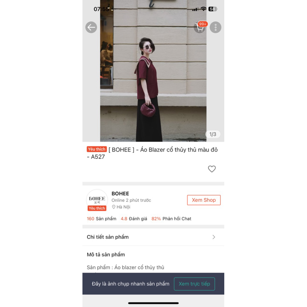 Thanh lý áo thuỷ thủ BOHEE