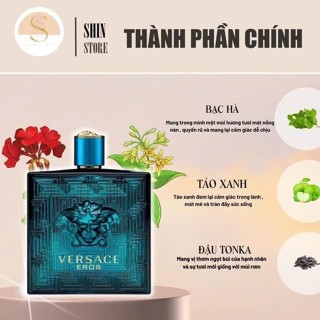  Nước hoa nam Ver.sace Eros EDT - EDP 100ml - Nam tính mạnh mẽ 