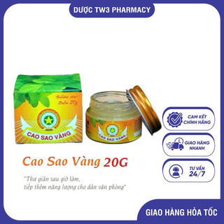  Cao Sao Vàng DƯỢC TW3 20g- Chính Hãng- Date 2029 