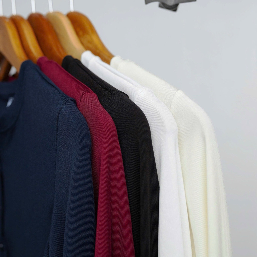 Áo Khoác Cardigan Trụ Dáng Ôm Nhẹ Mặc Trong Mặc Ngoài Đều Đẹp Chất Cotton nhuyễn co giãn Size S M L Màu Pastel Ngọt Ngào | BigBuy360 - bigbuy360.vn