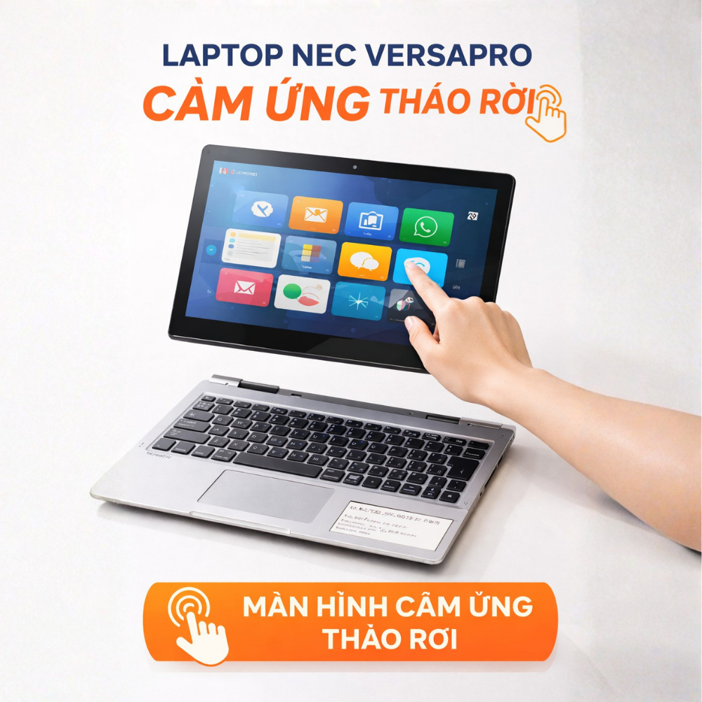 Laptop NEC VersaPro CẢM ỨNG – GỌN NHẸ, BỀN BỈ, GIÁ SIÊU TỐT