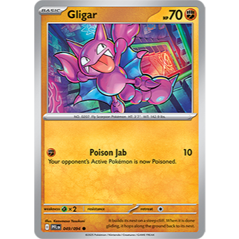 [Pokemon TCG] Thẻ Gligar - PFL 049/094 (Mega Evolution)