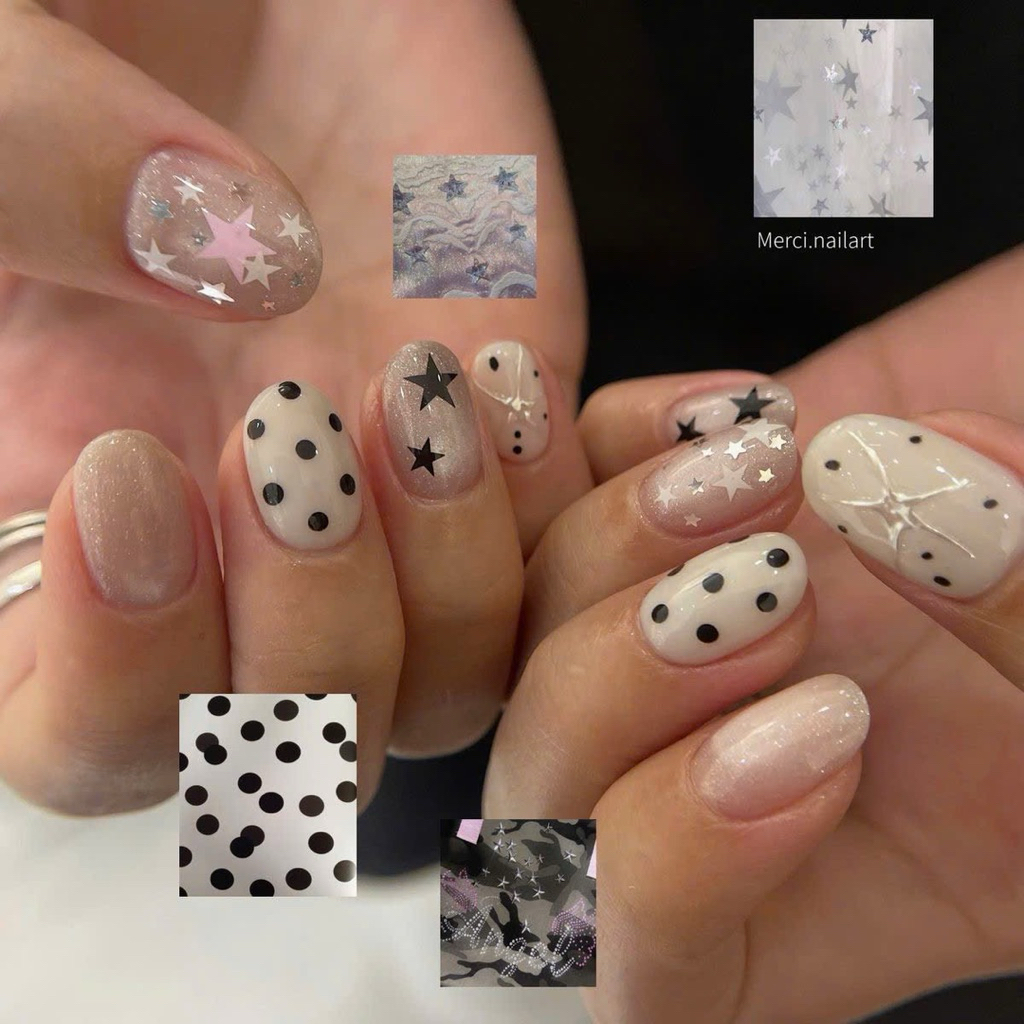 S47 nail box thiết kế y2k , nail vintage