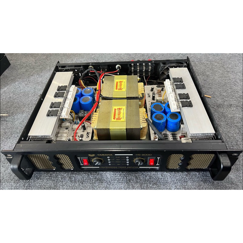 Cục đẩy 2 kênh công suất lớn 32 sò .400W. HS-9000