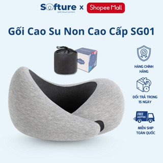  Gối Kê Cổ Cao Su Non Chữ U Du Lịch Công Thái Học 360° SOFTURE Bảo Vệ Cổ Khi Đi Máy Bay Xe Khách Văn Phòng Full Box-SG01 