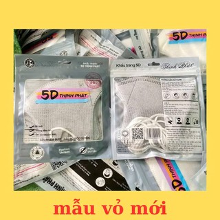 CHÍNH HÃNG 100 chiếc Khẩu trang 5D Thịnh Phát kháng khuẩn ngăn giọt bắn chống bụi