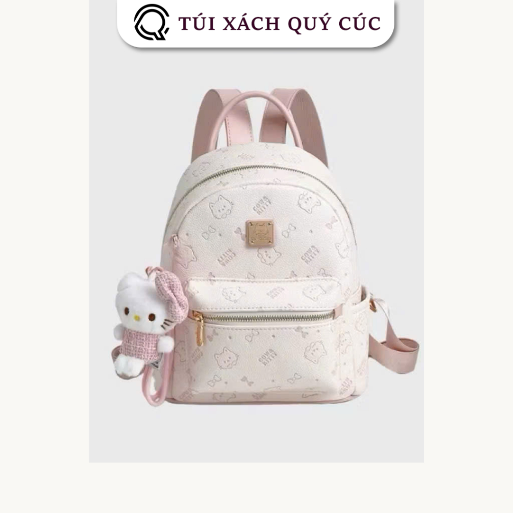 ( Mở Bán Kèm Móc Khóa ) Balo KittyCow Size32 Size40 DaPu thời trang đi du lịch đi học đựng sách vở A4 BL98