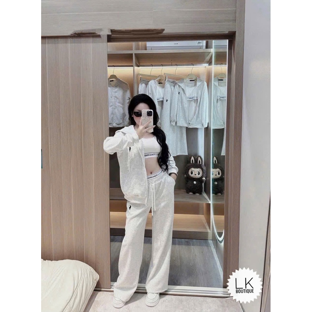 SET BỘ 3 MÓN THU ĐÔNG NỮ DÂY RÚT KÈM ÁO CRT 2S BẢN TO QUẦN ỐNG XUÔNG HOT 2025 CHUẨN LOẠI 1 NÉT CĂNG 