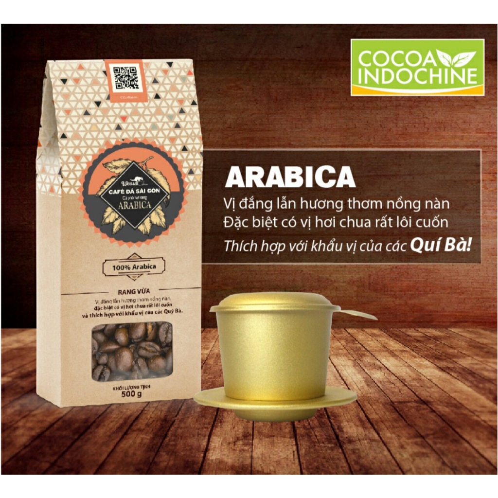 Hạt Cafe Rang Xay Arabica Coffee (Cà phê Arabica) Westse Coffee 500gr