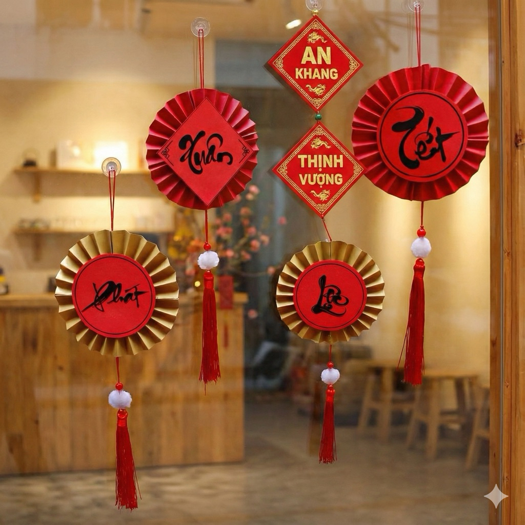 Dây Quạt DQ02 Phụ Kiện Decor Trang Trí Tết