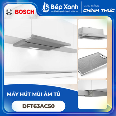 [GIAO LẮP HCM] Máy hút mùi âm tủ Bosch DFT63AC50 chính hãng, size 60cm, bảo hành 3 năm
