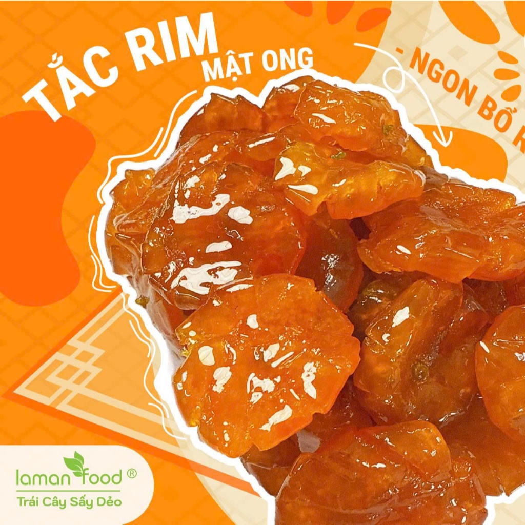 Tắc Rim Mật Ong Chua Ngọt Laman Food Không Chất Bảo Quản An Toàn Cho Người Dùng