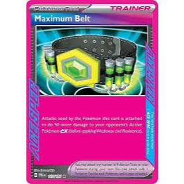Maximum Belt 117/131 - Holofoil SV Prismatic Evolutions - ACE SPEC Rare