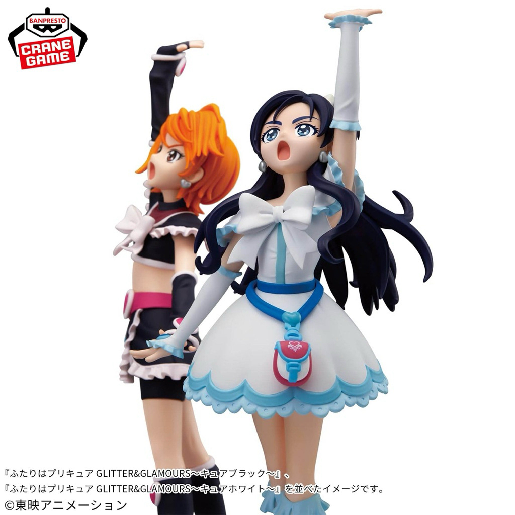 Mô hình Futari Wa Precure - Cure Black & Cure White Glitter & Glamours Figure chính hãng Bandai