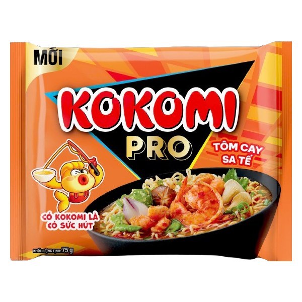 Mì kokomi pro tôm cay sa tế - gói 75g